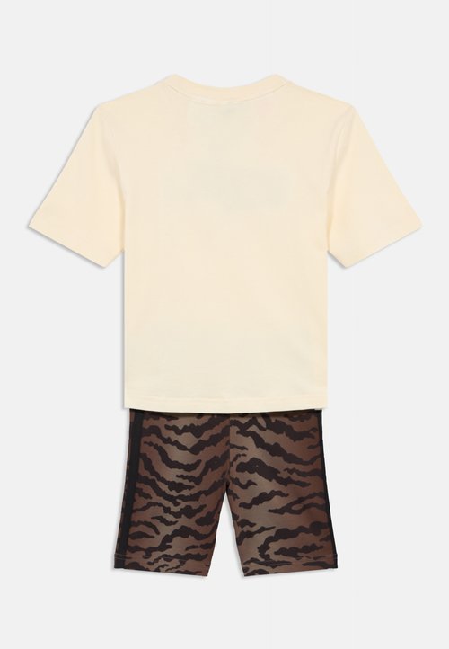 adidas KIDS SET UNISEX - Sports shorts - cream white/night brown — photo 2