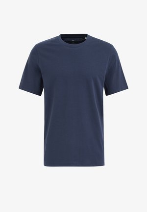 WE Fashion, T-shirt basic - navy blue