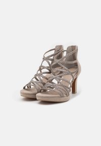 Marco Tozzi Plateausandalette - taupe