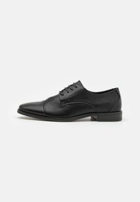 Elegantni čevlji z vezalkami - black