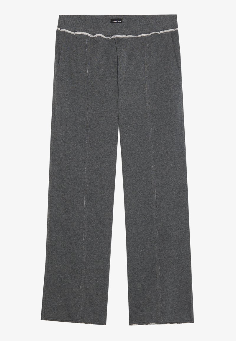 YOURTURN Trainingsbroek donkergrijs gemêleerd