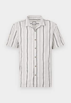 Brave Soul Overhemd - ecru/navy/green