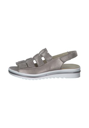 SELMA - Sandalen met plateauzool - stein