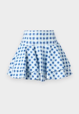 JUPE MONOLIT VICHY - Φούστα σε γραμμή Α - bleu/blanc