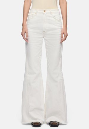 Flared Jeans - white