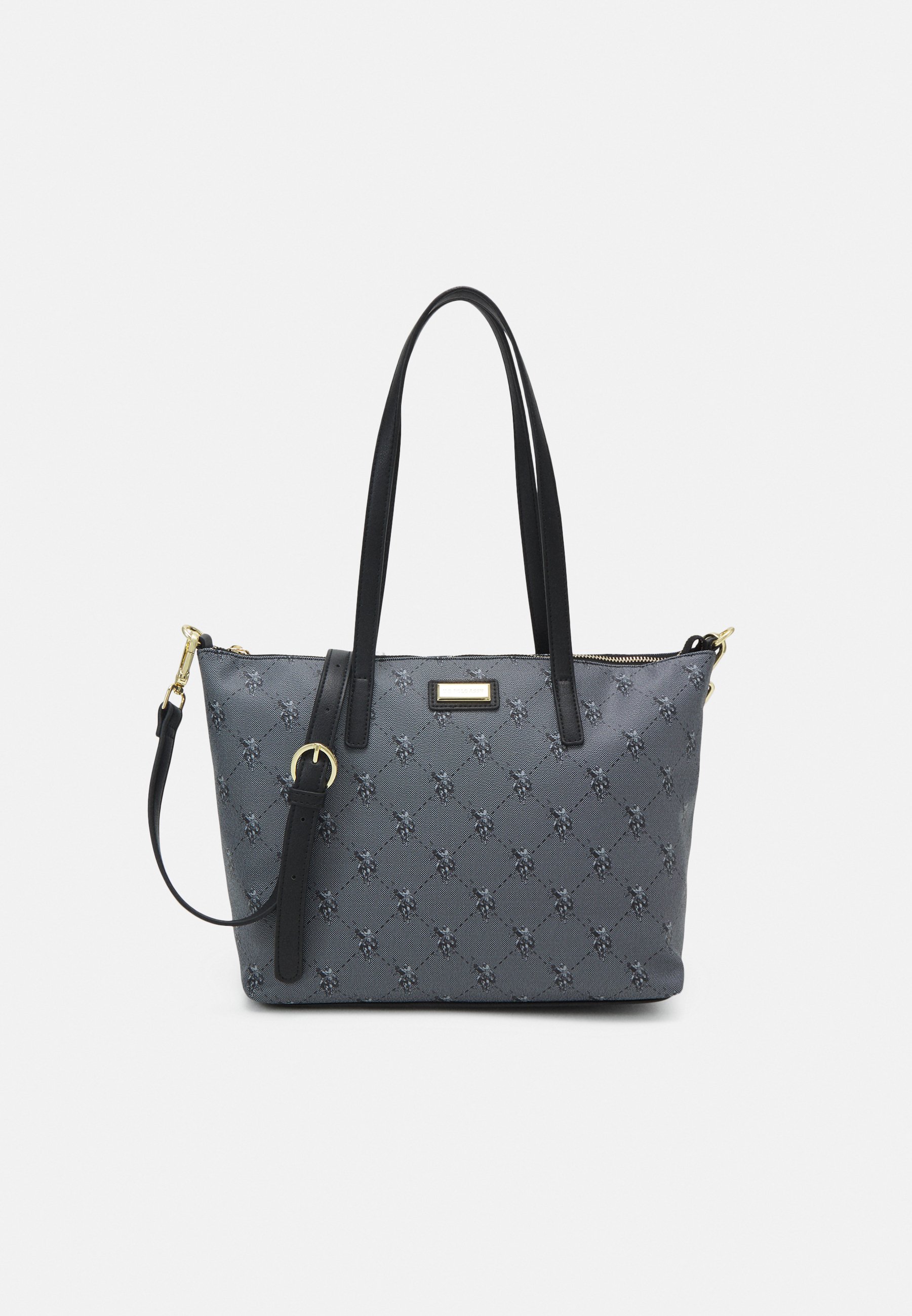 U.S. Polo Assn. HAMPTON POUCH PRINTED - Bolso shopping - black/negro -  Zalando.es