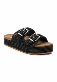 Refresh Mules de tacón - black