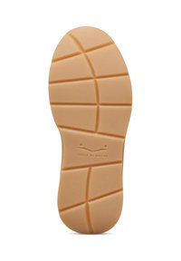 Brown rubber sneaker sole with textured grip pattern and raised accents. Features "VOILE BLANCHE" logo embossed near the center.
