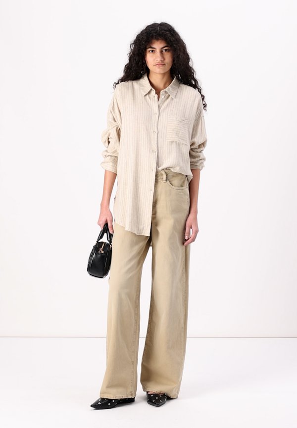 JXJAMIE BREEZE SUMMER LS WVN SN - Button-down blouse - feather gray3