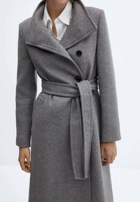 Mango Abrigo clásico - grey