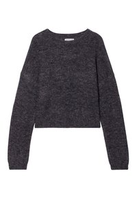BONOBO Jeans MIT LANGEN ÄRMELN CROPPED - Strickpullover - gris foncé