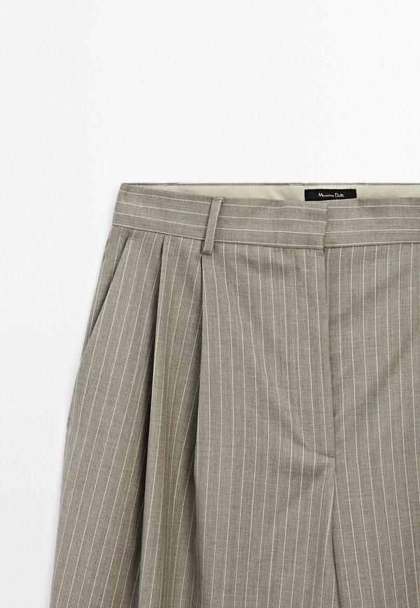 PLEATED PINSTRIPE  - Trousers3