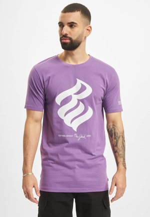 Print T-shirt - purple