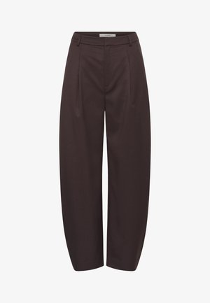 Gestuz, CALLIA BARREL PANTS - Pantalon classique - deep plum