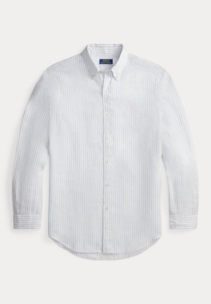SLIM FIT STRIPED LINEN SHIRT
 - Skjorte - 7188a white blue