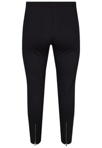 Zizzi WITH ZIPS - Leggings - black