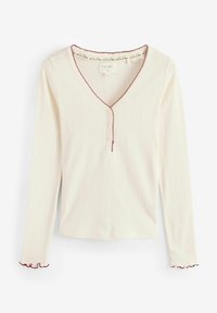 REGULAR FIT - LONG SLEEVE SET - Nattplagg set - ecru hearts
