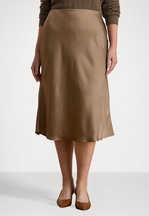 SHARAE  - A-line skjørt - taupe brown