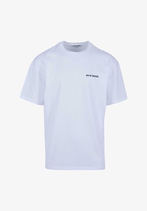 9N1M SENSE, DONT T GIVE UP - Tricou cu imprimeu - white