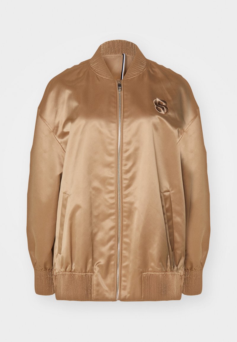 Boss Bomberjacks goudkleurig