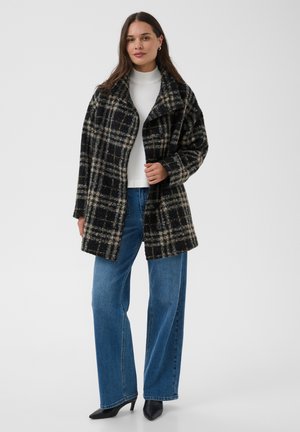 Kaffe, KASENALA - Manteau classique - black grey brown check