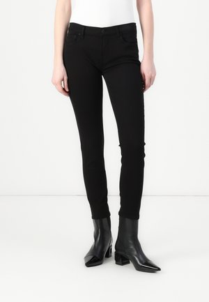 7 for all mankind THE ANKLE BAIR RINSED  - Skinny-Farkut - black