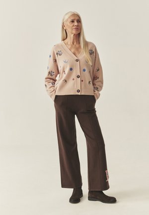 FARNO - Tygbyxor - tobacco