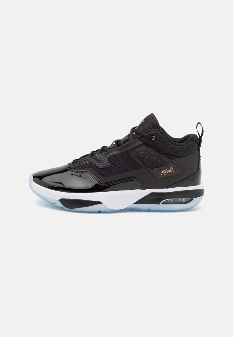 Jordan JORDAN STAY LOYAL 3 - Höga sneakers - black/metallic gold/white/football grey