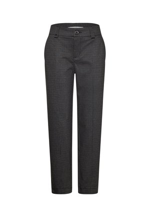 Street One, MID WAIST TAPERED LEG CHINO IM CASUAL FIT - Chino - black coffee