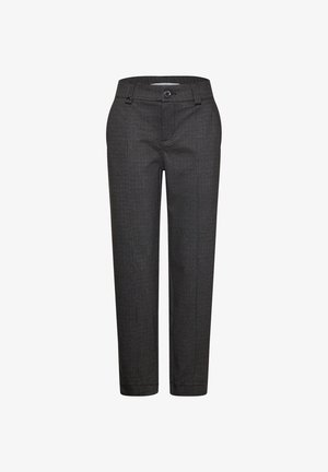 Street One, MID WAIST TAPERED LEG CHINO IM CASUAL FIT - Chino - black coffee