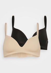 Anna Field 2 PACK - Modrček za pod majico - black/nude