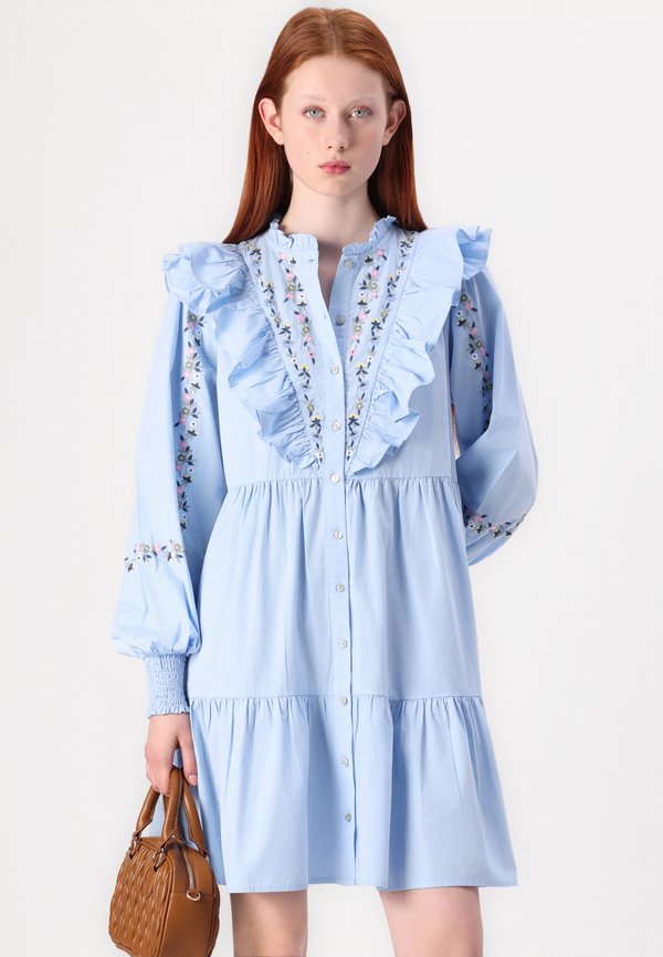 YASKENNIE SHIRT DRESS - Shirt dress - clear sky4