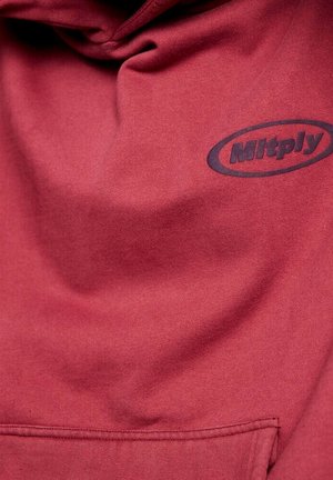 Sweat à capuche - bordeaux