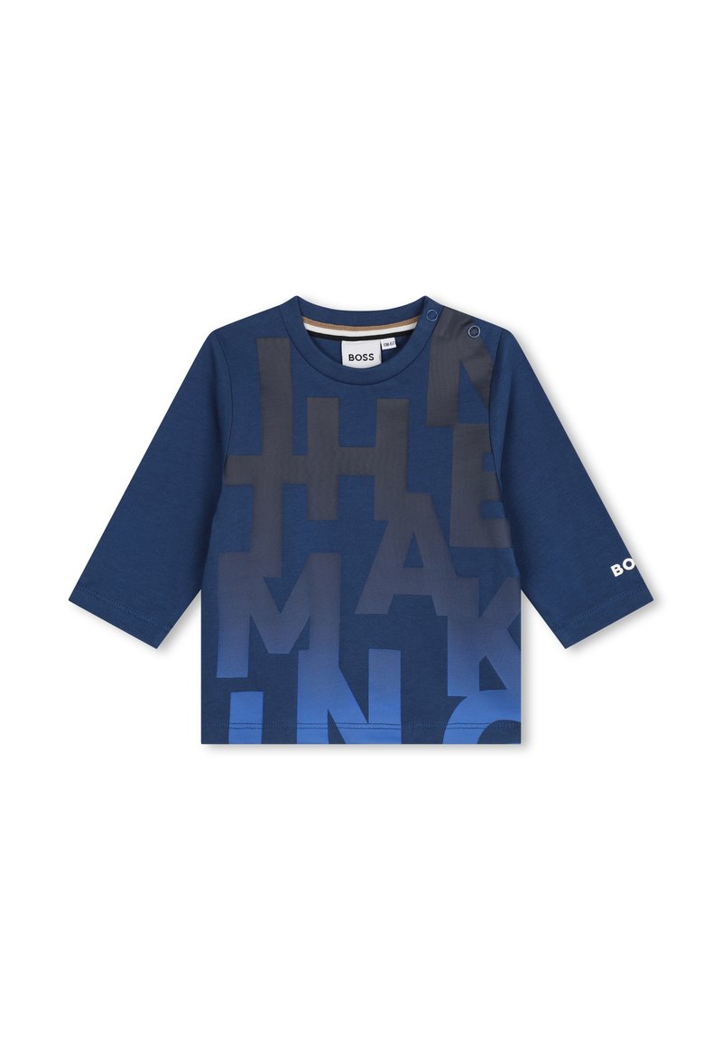BOSS Kidswear Longsleeve blauw BOSS Kidswear Longsleeve blauw