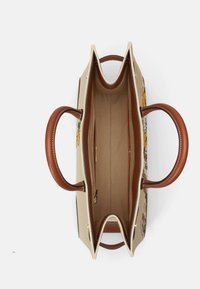 Lauren Ralph Lauren DEVYN TOTE LARGE - Veľká kabelka - riviera floral/sand/tan