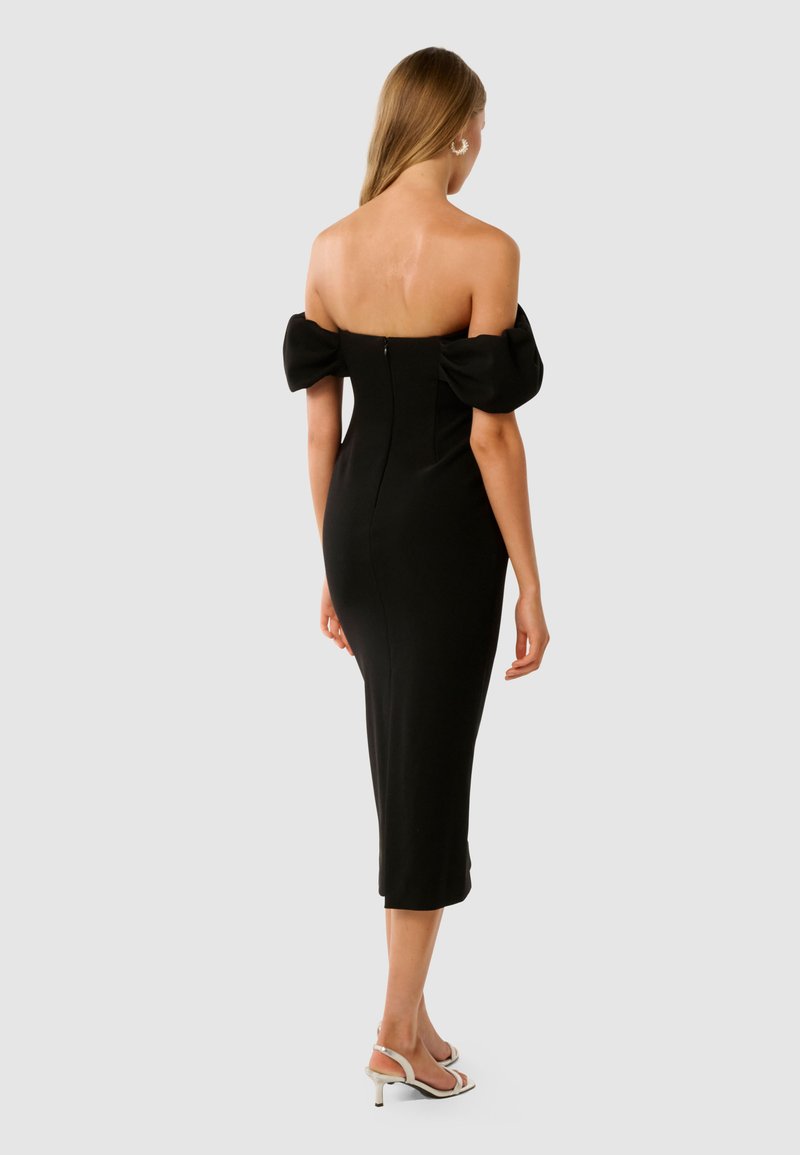 Forever New JACINTA OFF SHOULDER BODYCON - Cocktail dress / Party dress -  black - Zalando.co.uk