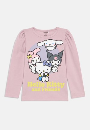 NMFDURI HELLO BOX - Camiseta de manga larga - dawn pink