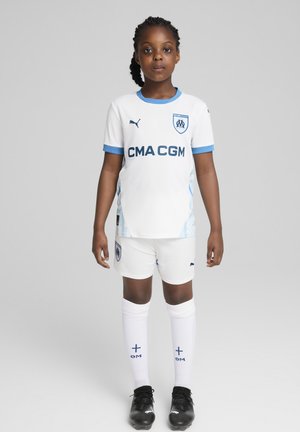 OLYMPIC MARSEILLE HOME REPLICA JR UNISEX - Športové tričko - white/bleu azur
