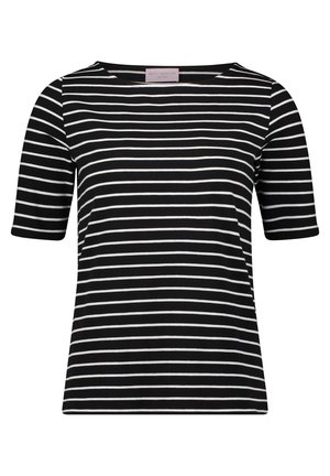 Betty Barclay, BETTY BARCLAY MIT U-BOOT-AUSSCHNITT RINGELSHIRT - T-shirt print - schwarz weiß