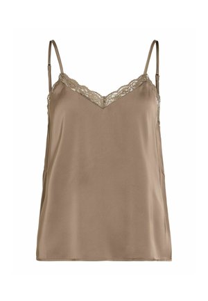 VILA, VIENNA RAVENNA LACE SINGLET - NOOS - Top - brown
