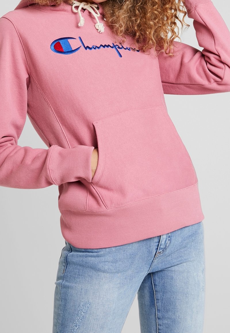 Womens Hoodie Champion Sweater Light Pink Jeans Champion Reverse
