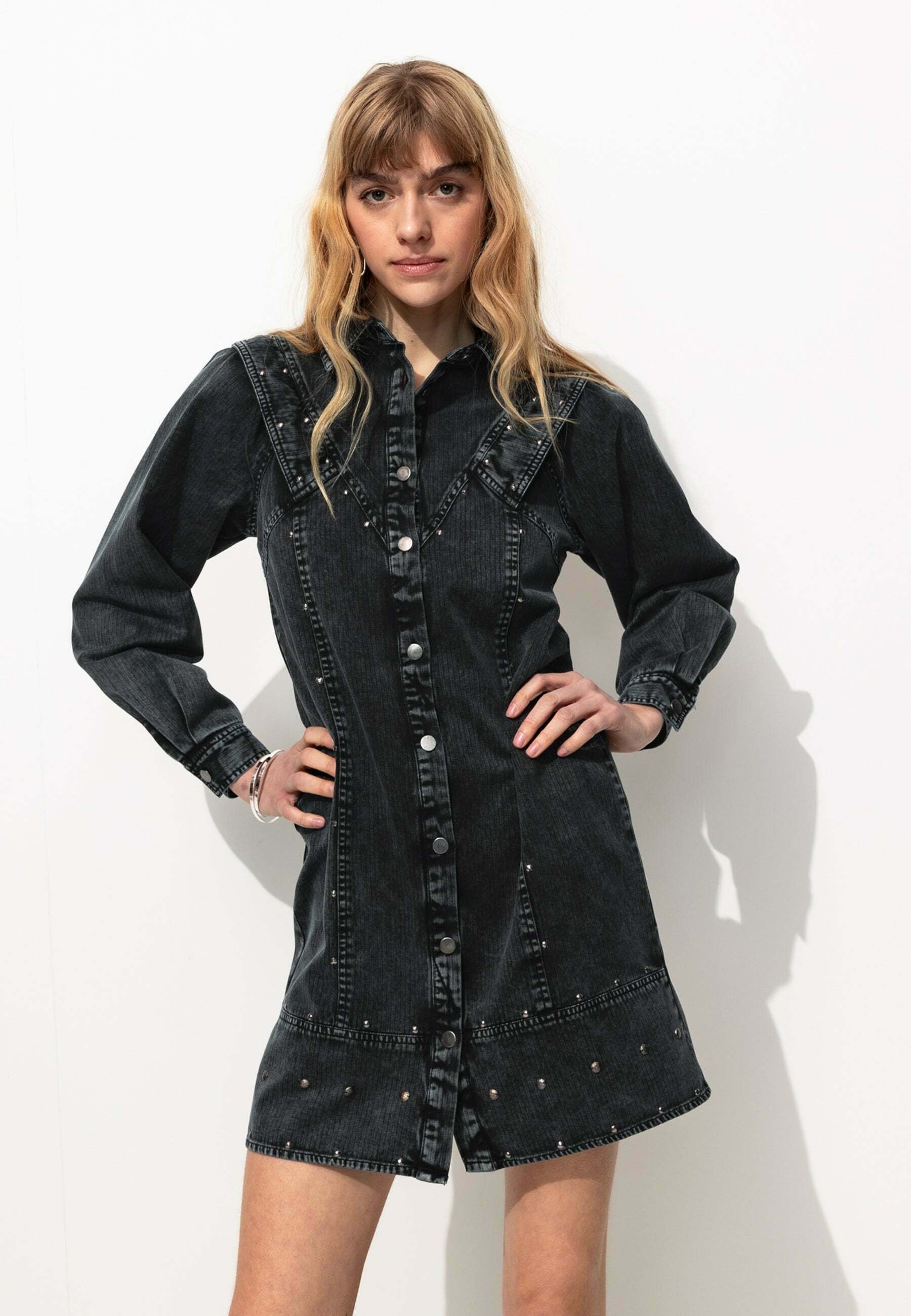 Manches Longues Robe En Jean Femme Promod Promod Robe En Jean Jean