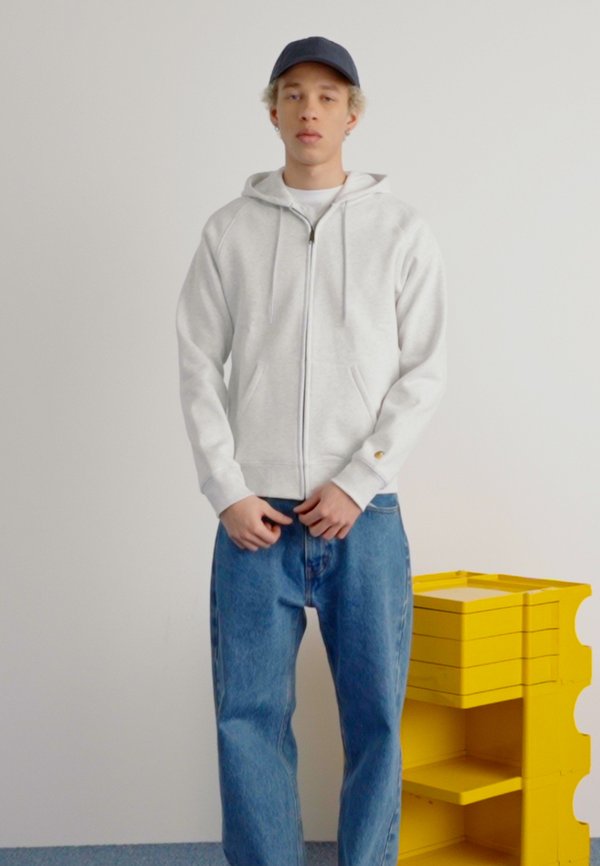 HOODED CHASE JACKET - Hoodie - ash heather3