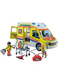 Playmobil CITY LIFE AMBULANCE MET LICHT EN GELUID 71202 - Toy car - multi coloured