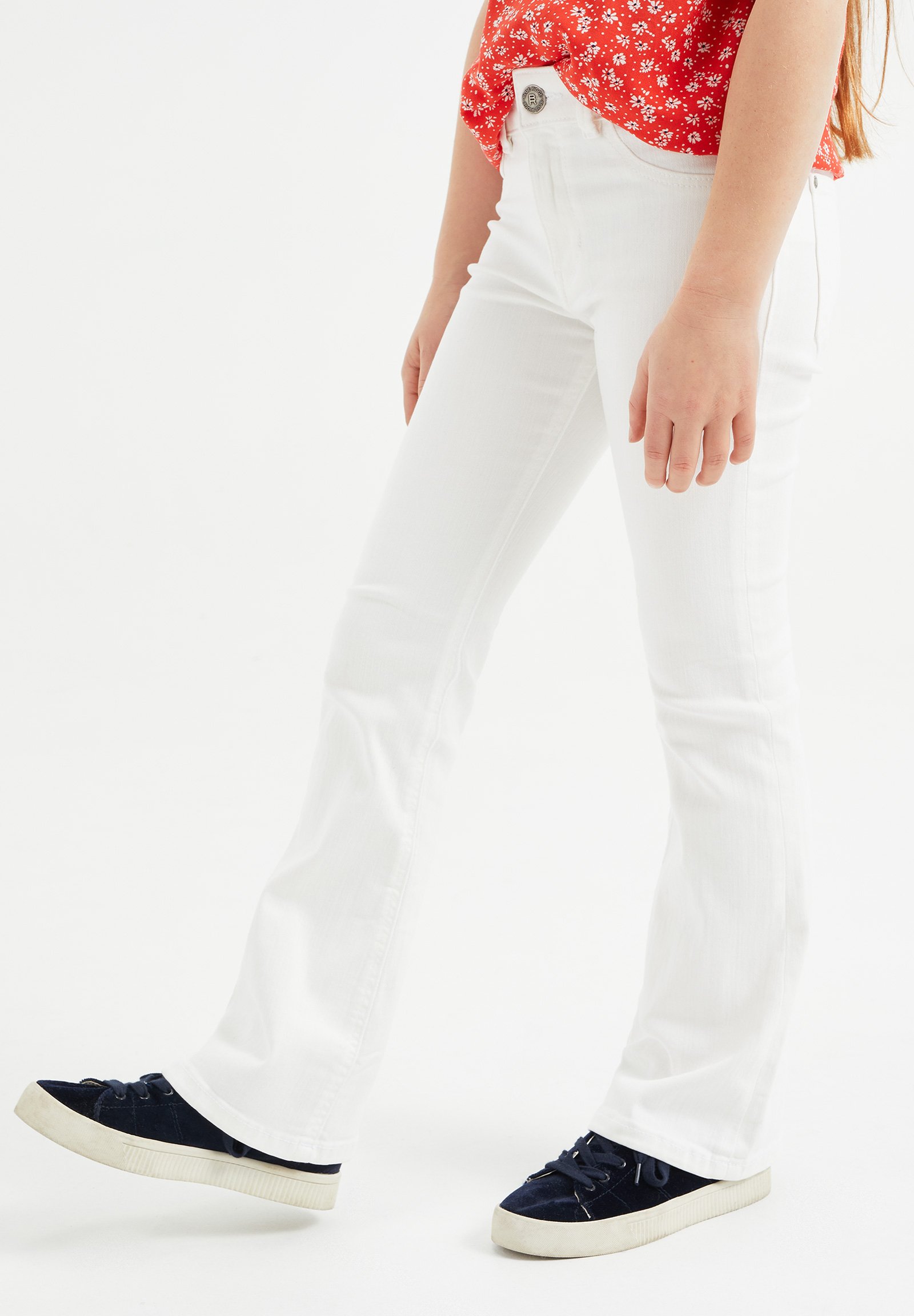 WE Fashion Flared Jeans - white/wit - Zalando.nl