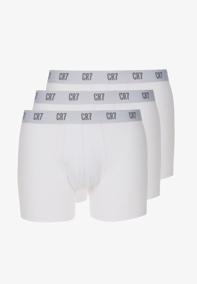 Cristiano Ronaldo CR7 SEASONAL BASIC TRUNK 3 PACK - Kurze Boxershorts - white
