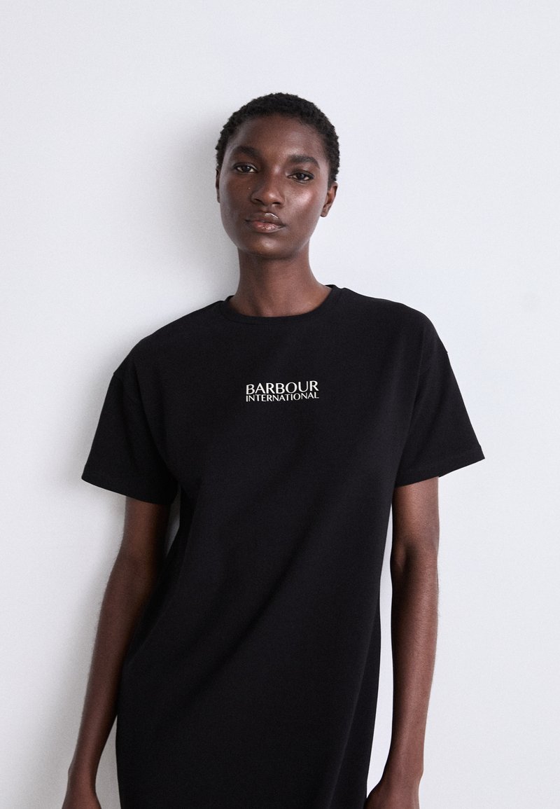 Barbour International SOFIA MIDI DRESS - Jersey dress - black