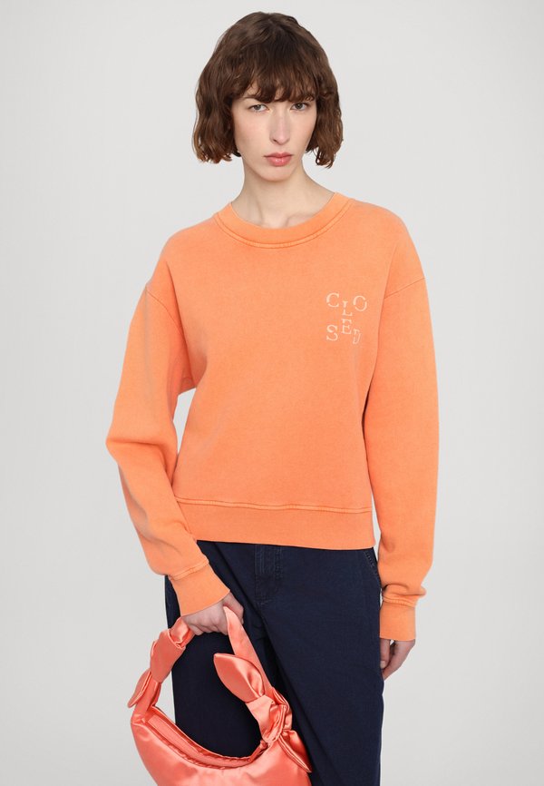 Sweatshirt - pumpkin orange2