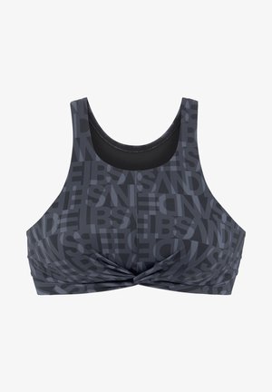 Elbsand, CROP - Bikini-Top - schwarz