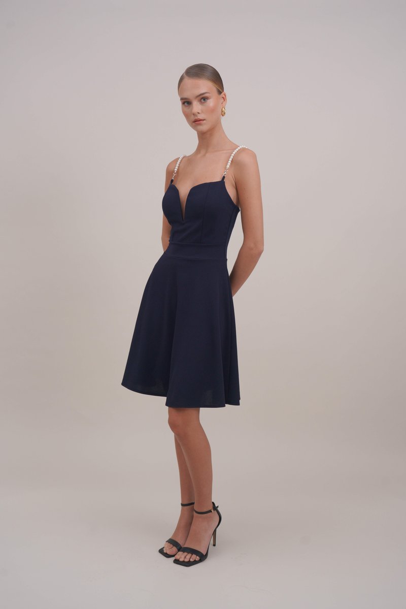 WAL G. VALENTINES VALENTINA SKATER - Jersey dress - navy blue/dark blue -  Zalando.ie